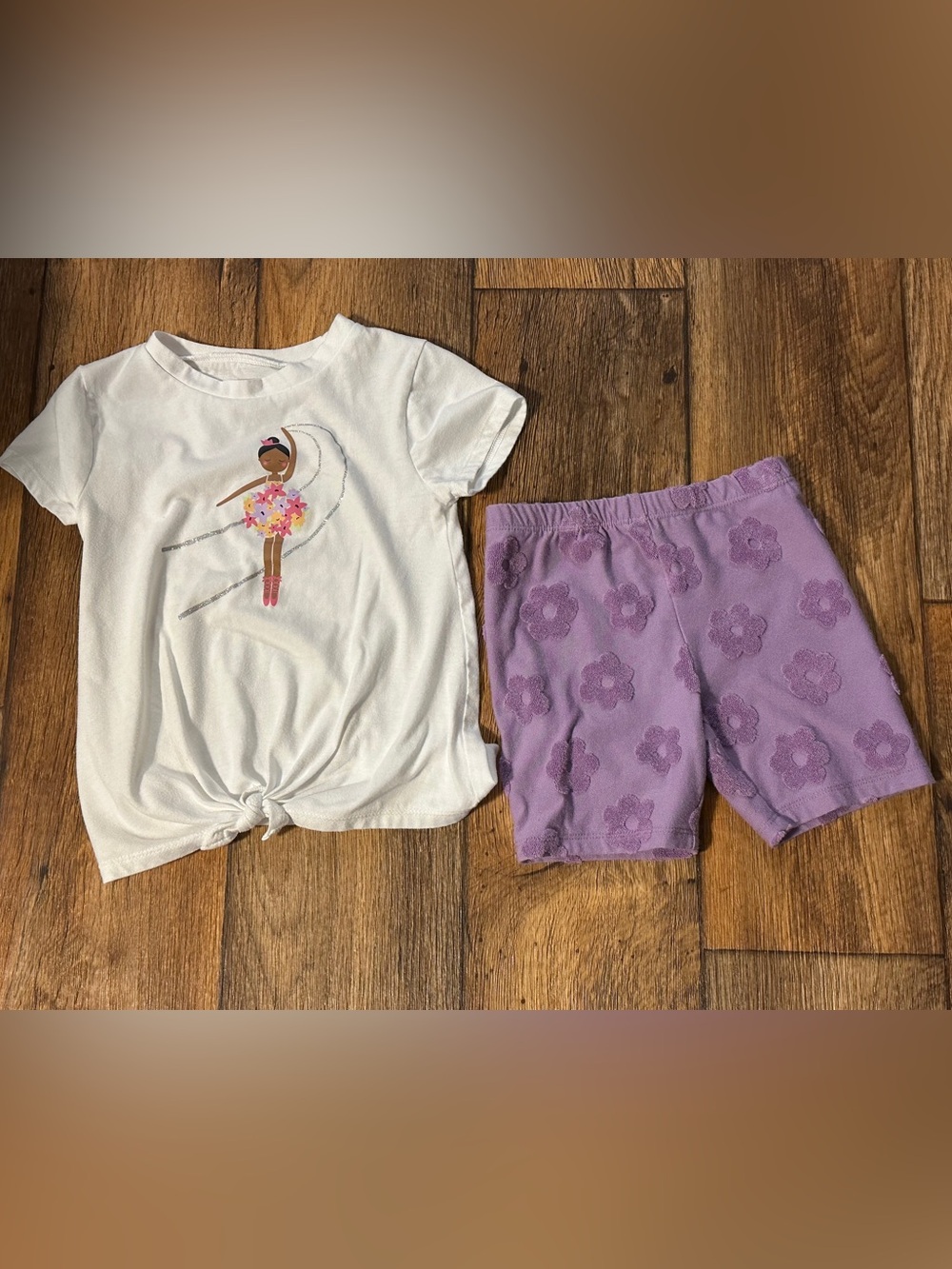 Okie Dokie Girls shirt and short set size 5T